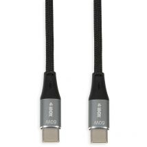 Ibox ikutc usb-c kabel 60w 1m schwarz