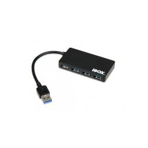 iBox IUH3F56 Schnittstellenhub USB 3.2 Gen 1 (3.1 Gen 1) Type-A 5000 Mbit/s Schwarz