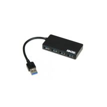 Ibox Iuh3f56, Hub D'Interface Usb 3.2 Gen 1 (3.1 Gen 1) Type-a 5000 Mbit/s, Noir