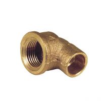 Ibp Bänninger - Raccord a souder en laiton rouge 4090g coude 90° 18-R 3/4' filetfemelle WG906 '