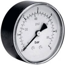 ICH - Manometro 306.40.10 Collegamento (manometro): Lato posteriore 0 fino a 10 bar Filetto esterno 1/8 1 pz.