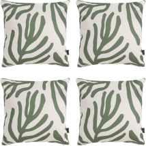 Icon Coussins d&#x27;assise, Lot de 4, 43cm x 43cm, Coussins de Siège, Coussins d&#x27;intérieur et d&#x27;extérieur, Vert