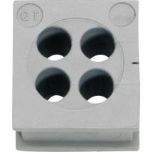 Qt 4/3 Passacavo ø (max.) 3 mm Gomma Grigio 1 pz. - Icotek