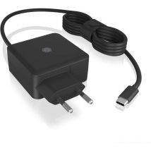 Icy Box - 65w schnelllade wandadapter - schwarz 82025561 82025561 82025561 82025561 82025561