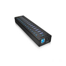 Icy Box - IB-AC6113 usb 3.2 Gen 1 (3.1 Gen 1) Type-B 5000 Mbit/s Noir