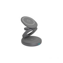 Ladestation induktiv/faltbar f. Smartphone/-watch/Inear-Kopfhörer - Icy Box