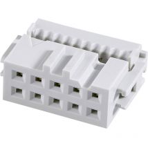 71600-104lf Pfosten-steckverbinder Rastermaß: 2.54 Mm Polzahl Gesamt: 4 Anzahl Reihen: 2 1 St. - Fci