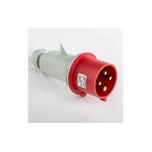 IDE - 03105 Low voltage male aerial plug base 32A 3P+E 6h