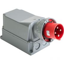 Socle Male En Saillie Triphasé 125a 3p+t - étanche Ip67 IDE