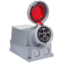 Socle De Prise Tétrapolaire 125a 3p+n+t - étanche Ip67 IDE