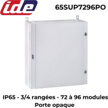 IDE - Armoire électrique étanche IP65 Atlantic vendue v Type: - IP65 - 3/4 Rangées - 72 à 96 modules - p. opaque