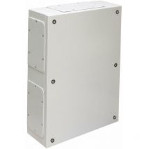 Exa8020135 Scatole metalicas con entrata per cavi, ip 65, ral 7035 - IDE