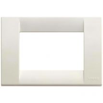 Idea placca tecnopolimero 3 mÓdulos color blanco 16743.04