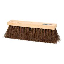 Idealspaten - ideal Balai de pavage professionnel 400 mm, fibres naturelles Bahia, bois de selle en hêtre, sans manche - 50100400
