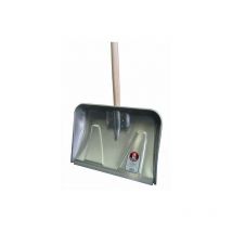 IDEAL Déneigeur 350x450 métal léger manche bois dur bord aluminium