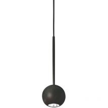 Archimede Integrierte LED-Kugel-Deckenleuchte, Schwarz, 250 lm, 3000 k - Ideal Lux