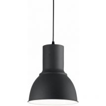 Breeze - 1 Light Dome Ceiling Pendant Black, E27 - Ideal Lux