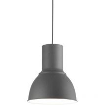 Breeze - 1 Light Dome Ceiling Pendant Black, E27 - Ideal Lux