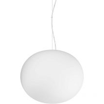 Ideal Lux - cotton Lámpara de techo colgante Globe blanca 30cm