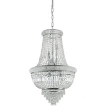 Ideal Lux Dubai - Licht Pendelleuchte Chrom, E14