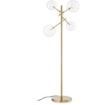 Ideal Lux - equinoxe 4 Light Multi Arm Floor Lamp Brass