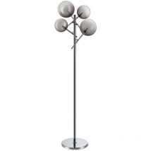 Ideal Lux - equinoxe 4-punktowa lampa podłogowa wieloramienna w kolorze dymnej szarości