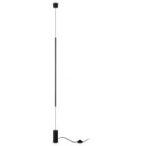 Ideal Lux - filo Luz de techo colgante led integrada, negra, 3000 k, no regulable