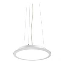 Ideal Lux - fly Plafonnier led intégré 35cm Blanc, 3000K, IP40