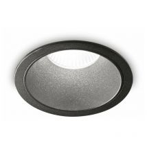 Ideal Lux - game Downlight Encastré Rond Noir 2700K
