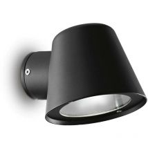Gas - 1 Light Outdoor Wall Light Black IP43, GU10 - Ideal Lux
