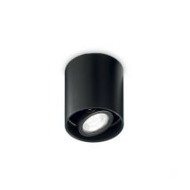 Ideal Lux - Spot Downlight Mood Aluminum Black 1 bulb 9cm