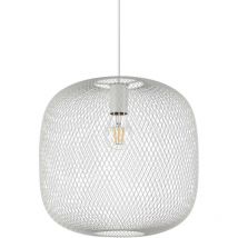 Ideal Lux - net Plafonnier suspendu à structure métallique, 34 cm, blanc