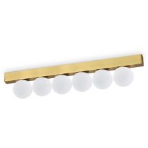 Ideal Lux - Ping Pong 6-flammige Kugel-deckenleuchte Aus Messing, 1500 Lm, 3000 K