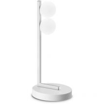 Ideal Lux - ping pong Sobremesa 2 Luces Globo Blanco 500Lm 3000K