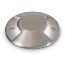 Ideal Lux ROCKET-2 - Lámpara empotrable de suelo empotrable para exteriores LED integrada 1 luz 2 direccional Acero 3000K IP65