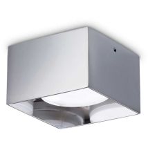 Ideal Lux - spike Downlight de superficie cuadrado cromado