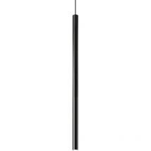 Ultrathin Integrated led Slim 40cm Pendant Ceiling Light Matte Black 1150Lm 3000K - Ideal Lux