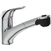 Ideal Standard - Grifo de cocina Cerasprint extraíble cromo + Microfibra