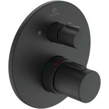 CeraTherm - Thermostatische Unterputzarmatur T100 für 2 Verbrauchsgeräte, Schwarz A5815XG - Ideal Standard