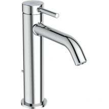 Ceraline, Miscelatore monocomando grande, Rubinetto lavabo con cartuccia FirmaFlow, Con asta di comando e piletta, Sistema BlueStart, Easyfix,