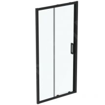 Connect 2 - Porte de douche coulissante, 2 battants, 1100 mm, noir / verre clair K9275V3 - Ideal Standard