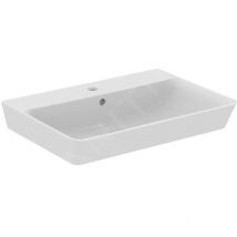 Connect Air - Lavabo 65x46 cm, avec trop-plein, trou pour robinetterie, Ideal Plus, blanc E0741MA - Ideal Standard