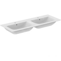 Connect Air - Double lavabo, 1.240x460 mm, avec déversoir, avec Ideal Plus, blanc E0273MA - Ideal Standard