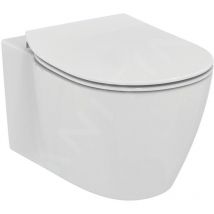 Ideal Standard Connect - WC suspendu avec abattant, AquaBlade, blanc E048301
