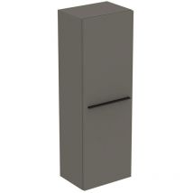 Ideal Standard - I.Life a 1-Door Tall Column Unit 400mm Wide - Matt Quartz Grey
