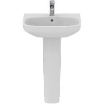 Ideal Standard - I.Life a Basin and Full Pedestal 550mm Wide - 1 Tap Hole