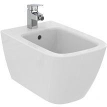 Ideal Standard - i.Life b - Bidet suspendu, trou pour robinetterie, blanc T461501
