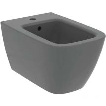 Ideal Standard - i.Life b - Wand-Bidet, Hahnloch, grau glänzend T461558