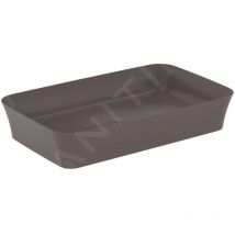 Ipalyss - Lavabo à poser, 650x400 mm, sans trop-plein, slate grey E1886V5 - Ideal Standard