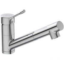 Robinet de cuisine IDEAL STANDARD Ceralook douchette extractible chrome + Microfibre